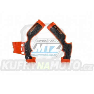 Kryty rámu KTM 65SX / 13-23 + Husqvarna TC65 / 16-23 + Gas-Gas MC65 - barva oranžovo-černá