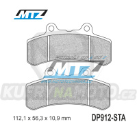 Destičky brzdové DP912-STA - směs Standard