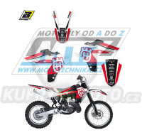 Polepy na motocykl (sada polepů Dream) Husqvarna CR125+WR125 / 06-08 + WR250 / 06-13 + WR300 / 09-13 - typ polepů Dream4 - červená barevná varianta