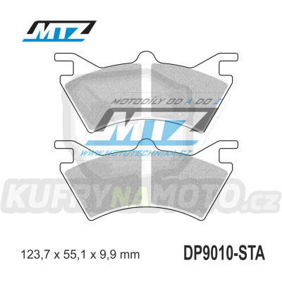 Destičky brzdové DP9010-STA - směs Standard