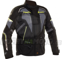 Moto bunda RICHA INFINITY 2 FLARE šedo/fluo žlutá