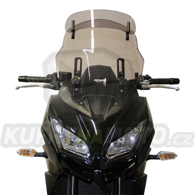 Moto plexi MRA Kawasaki Versys 1000 2015 - typ varioturistické VT kouřové