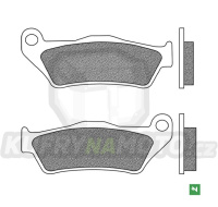 brzdové destičky, NEWFREN (směs ROAD TOURING SINTERED) 2 ks v balení