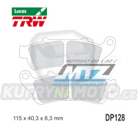 Destičky brzdové DP128-LUSRM TRW Lucas MCB704SRM - směs Sinter Scooter