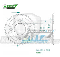 Rozeta řetězová (převodník) Dural 1213-50zubů ESJOT 51-13038-50 - Honda CRF50F / 04-20 + XR50 / 00-04