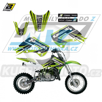 Polepy na motocykl (sada polepů Dream) Kawasaki KX65 / 00-23 - typ polepů Dream4