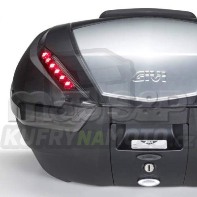 E 135 brzdové světlo pro kufr GIVI V 47N a V 47NT Tech s červenými LED diodami - akce