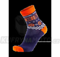 Ponožky KTM Red Bull Winter modro/oranžové - vánoční edice KTM24118