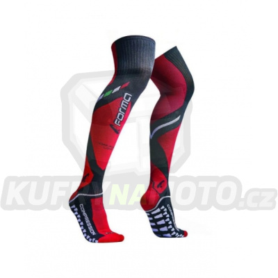 Nadkolenky FORMA OFF ROAD COMPRESSION černo/červené