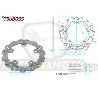 Kotouč brzdový (276/171/5D) zubatý desing - Honda VFR1200F / 10-16 + VFR1200F DCT + Crosstourer1200 / 12-17