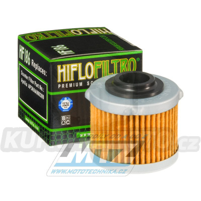 Filtr olejový HF186 (HifloFiltro) - Aprilia 125 Scarabeo + 200 Scarabeo