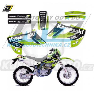 Polepy na motocykl (sada polepů Dream) Kawasaki KLX250 / 93-97 - typ polepů Dream4