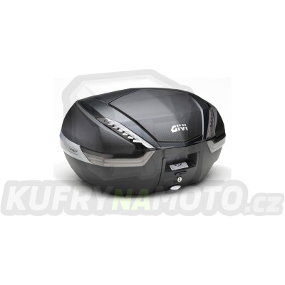 Givi V47NNT TECH kufr GIVI černý (Monokey) s čirými odrazkami a černým víkem, objem 47 ltr. – akce