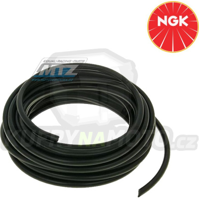 Kabel zapalovací - průměr 7mm / délka 10m (ke svíčce) - černý