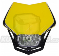 Maska na moto RTECH V-FACE žlutá