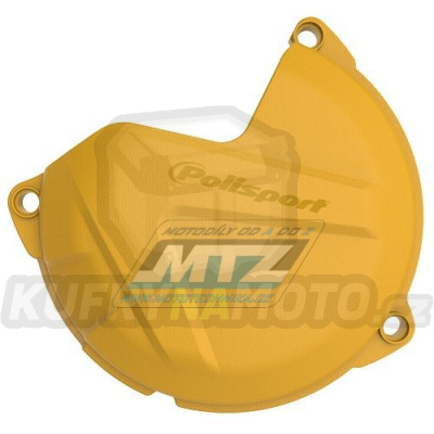 Kryt spojkového víka KTM 250SXF / 13-15 + 350SXF / 11-15 + 250EXCF / 14-16 + 350SXF / 11-15 + 350EXCF / 12-16 + 350 Freeride / 12-17 + Husqvarna FC250+FC350+FE250+FE350 + Husaberg FE250+FE350 - barva žlutá