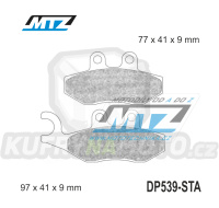 Destičky brzdové DP539-STA - směs Standard