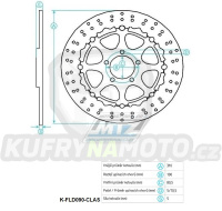 Kotouč brzdový plovovoucí nerezový (310/80,5/5D) kulatý desing - Kawasaki ZX-6R Ninja+Z800 + KLZ1000 Versys+Z1000+ZX-10R Ninja+GTR1400+ZZR1400