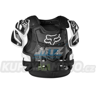 Chránič hrudi (nárameníky) FOX Raptor Vest - černo-bílý (velikost L/XL)