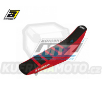 Potah sedla Honda CRF250R / 04-09 + CRF250X / 04-19 + CRF450X / 04-16 - barva černo-červená - typ potahu ZEBRA