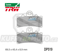 Destičky brzdové DP519-LUSV TRW Lucas MCB834SV - směs Sinter Road