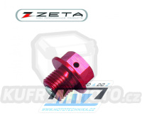 Magnetický výpustný šroub M12x10mm (závit 1,25) - ZETA ZE58-1413 - Suzuki - červený