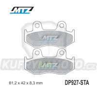 Destičky brzdové DP927-STA - směs Standard