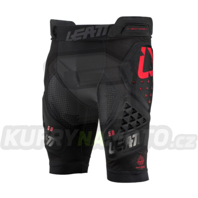 LEATT kraťasy s chráničem IMPACT SHORTS 3DF 5.0 black barva černá velikost S