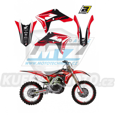 Polepy na motocykl (sada polepů Dream) Honda CRF250R / 18-21 + CRF450R / 17-20 + CRF450X / 17-23 - typ polepů Dream4