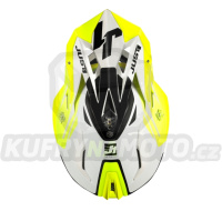 Kšilt JUST1 J18 PULSAR neonově žluto/bílo/černý