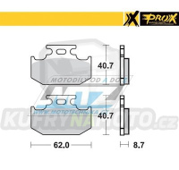 Destičky brzdové DP315 - PROX 37.201202