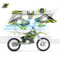 Polepy na motocykl (sada polepů Dream) Kawasaki KX125+KX250 / 99-02 - typ polepů Dream4