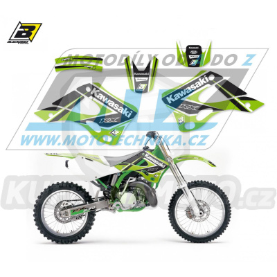 Polepy na motocykl (sada polepů Dream) Kawasaki KX125+KX250 / 99-02 - typ polepů Dream4