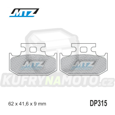 Destičky brzdové DP315-FM - MTZ směs Offroad Profi