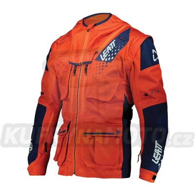 LEATT MOTO 5.5 ENDURO BUNDA ORANŽOVÁ BARVA ORANŽOVÁ / NAVY VELIKOST M-5021000141-akce