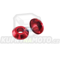 Kryty osy (rozpěrky) zadního kola ZETA Fast Spacer - ZETA ZE93-2202 - Kawasaki KXF250 / 04-18 + KXF450 / 06-18 + KX125+KX250 / 03-08 - červené