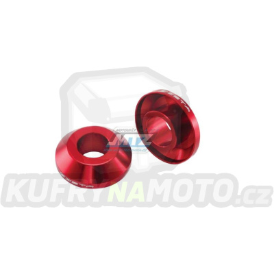 Kryty osy (rozpěrky) zadního kola ZETA Fast Spacer - ZETA ZE93-2202 - Kawasaki KXF250 / 04-18 + KXF450 / 06-18 + KX125+KX250 / 03-08 - červené