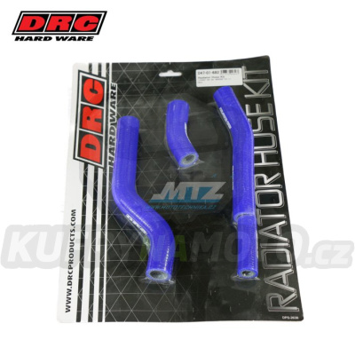 Hadice chladiče DRC RADIATOR HOSE KIT - DRC D47-01-682 - Yamaha YZF450 / 03-09 + WRF450 / 03-11 - modré (sada 4ks)