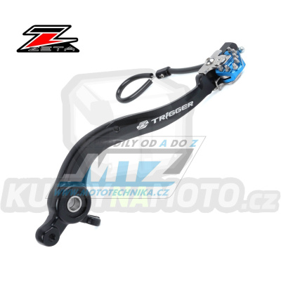 Pedál brzdy ZETA ZE90-7429 - Husqvarna FC250+FC350+FC450 / 16-22 + FE450+FE501 / 17-23 + TC250 + FX450+FS450 + KTM + Gas-Gas MC+EC - modrý