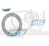Rozeta ocelová (převodník) 15063-48zubů ESJOT 50-15063-48 - Hyosung 125 GT R Comet / 09-12 + 125 GT Naked / 03-11 + 125 GT R Supersport / 06-08 + 125 GT+125 GT R EFI / 10-12
