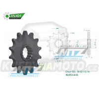 Kolečko řetězové (pastorek) 0715-14zubů ESJOT 50-32112-14 - Gas-Gas EC200+EC250+EC300 + ECF400+ECF450+EC515 + FSE400+FSE450+SM400+SM450+SM515