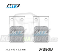 Destičky brzdové DP602-STA - směs Standard