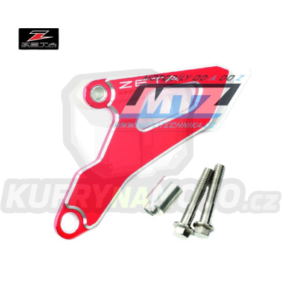 Kryt řetězového kolečka - ZETA ZE80-9015 - Honda CR250 / 02-07 + CRF250R / 04-09 + CRF250X / 04-17 + CRF450R / 08 + Yamaha YZ125 / 05-25 - červený