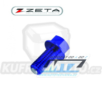 Magnetický výpustný šroub M10x22mm (závit 1,5) - ZETA ZE58-1342 - Kawasaki - modrý