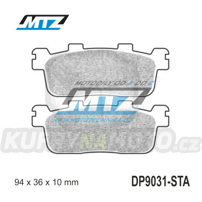 Destičky brzdové DP9031-STA - směs Standard