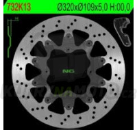 Brzdový kotouč moto NG 732K13 oversize