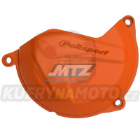 Kryt spojkového víka KTM 450SXF / 13-15 + 450EXC / 12-16 + Husqvarna FC450 / 14-15 + FE450 / 14-16 - barva oranžová