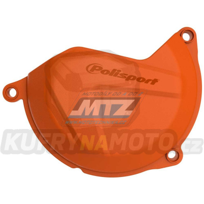 Kryt spojkového víka KTM 450SXF / 13-15 + 450EXC / 12-16 + Husqvarna FC450 / 14-15 + FE450 / 14-16 - barva oranžová