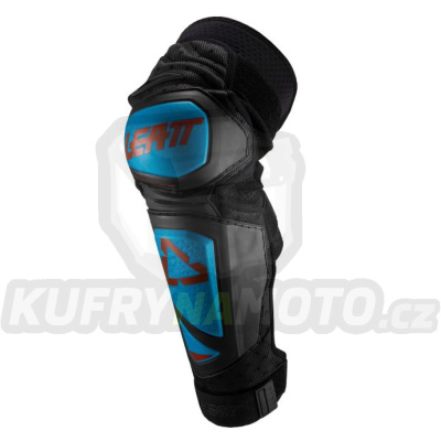 LEATT nákoleníky chrániče kolen EXT KNEE SHIN FUEL/black barva černá/modrá velikost S/M