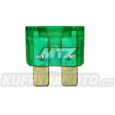 Pojistka nožová - 30A 12V (barva zelená)